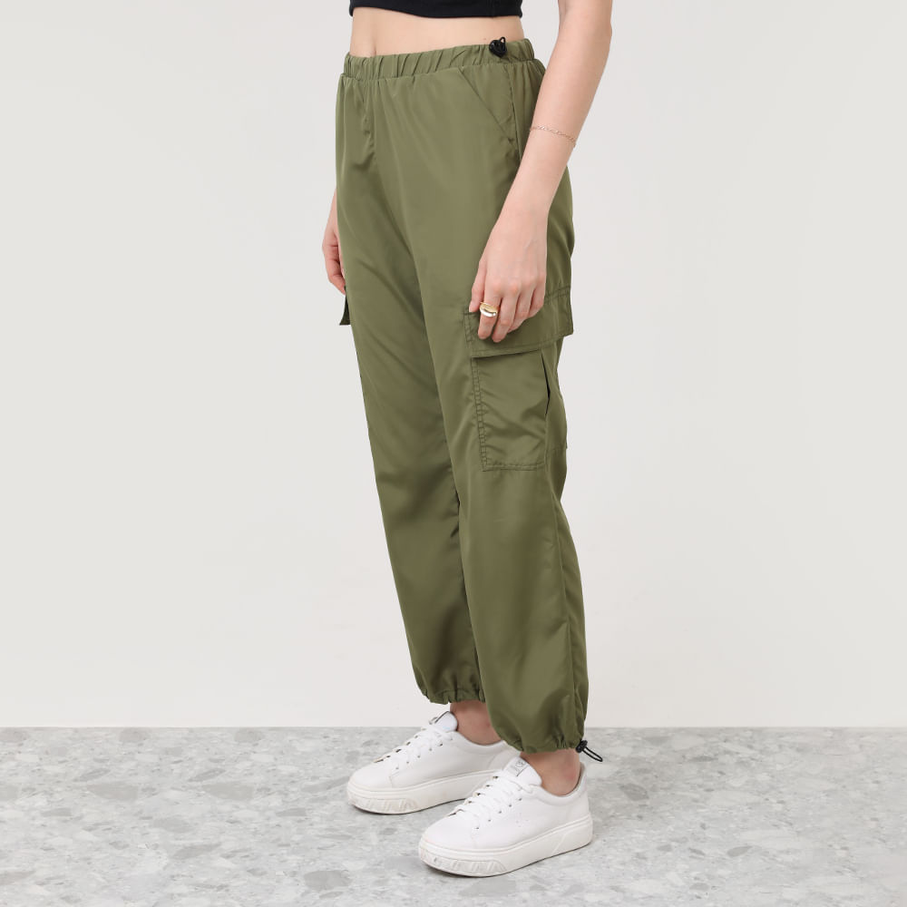 JOGGER CARGO ELASTICO TACTEL 1409 MILITAR M