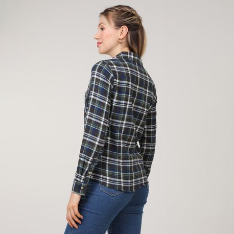 CAMISA XADREZ 410277 AZUL P