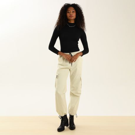 CALCA PARACHUTE 1426 OFF WHITE M