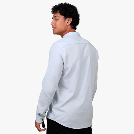 CAMISA LINHO MANGA LONGA 1300 AZUL M