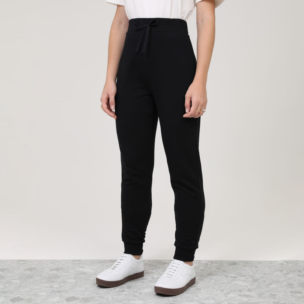 JOGGER MOLETOM 317 PRETO P