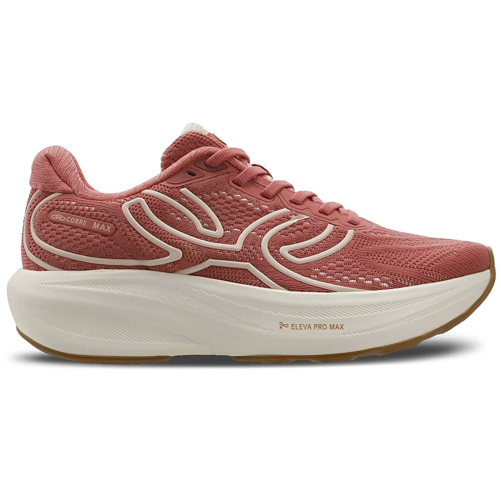 TENIS CORRE MAX 43758365 ROSA ANTIGO 34