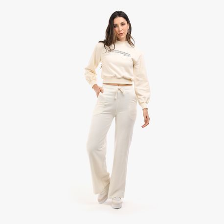 WIDE LEG MOLETOM E3080 OFF WHITE GG