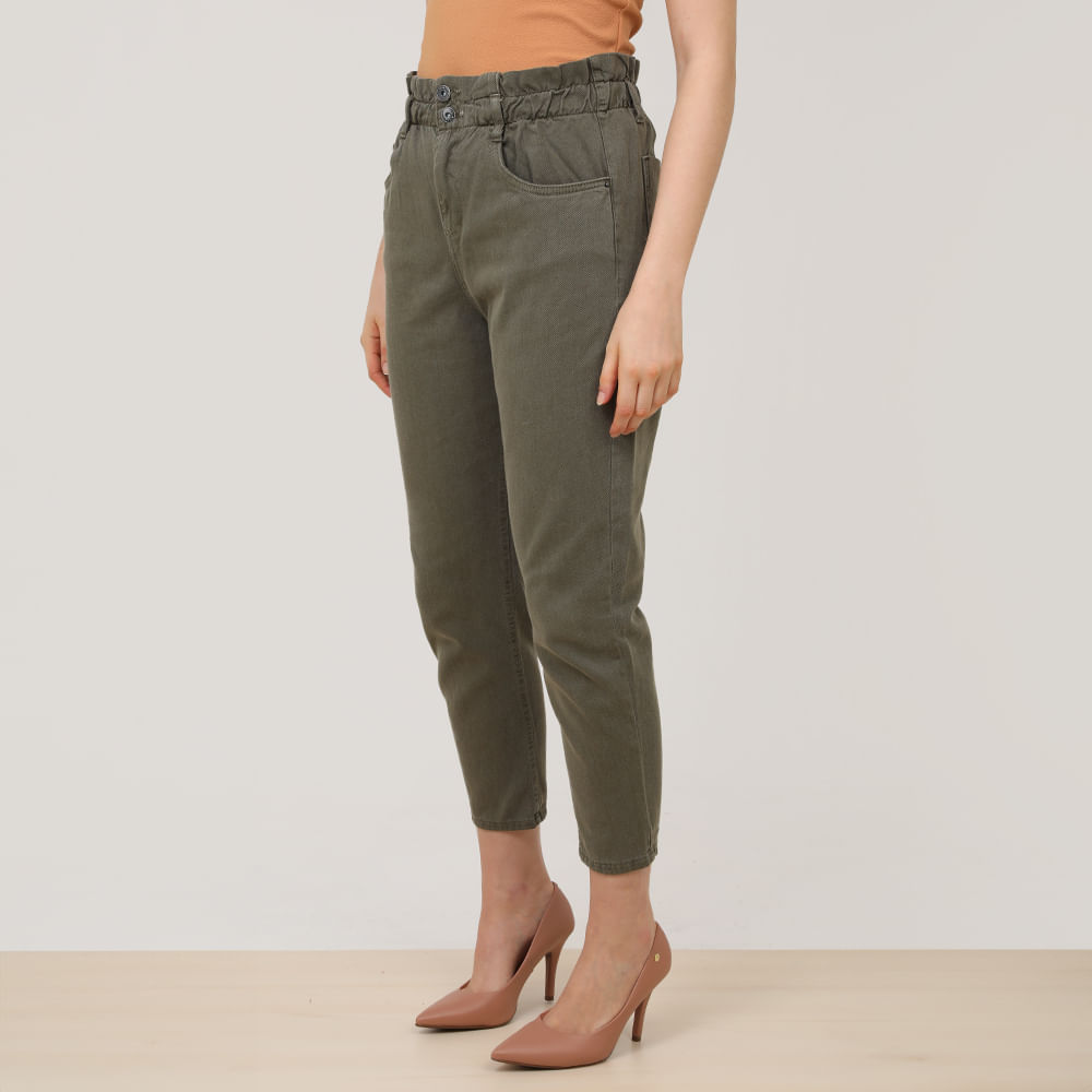 CALCA SARJA CLOCHARD COLOR V18 - 1847POP MILITAR 36