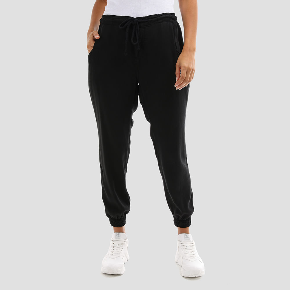 CALCA JOGGER COLOR TENCEL 14444 PRETO 44