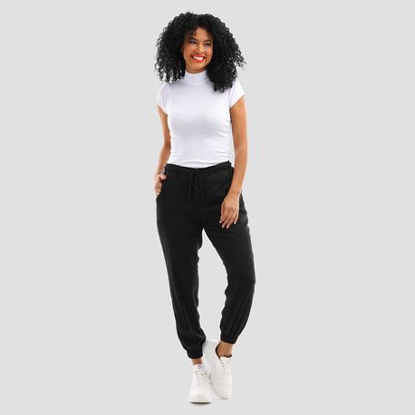 CALCA JOGGER COLOR TENCEL 14444 PRETO 44
