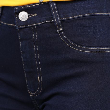 BOOT CUT ELAST JEANS AMACIADO 272869 JEANS ESCURO 38