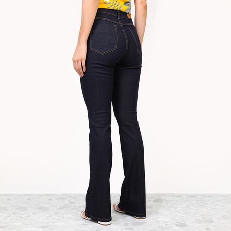 BOOT CUT COM ELAST JEANS AMACIADO 267311 JEANS ESCURO 36