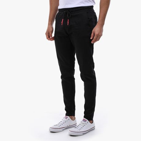 CALCA JOGGER SARJA ACETINADO COM CORDAO 602 PRETO P
