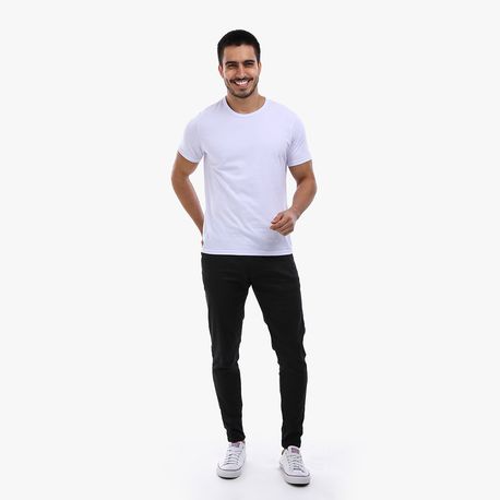 CALCA JOGGER SARJA ACETINADO COM CORDAO 602 PRETO P