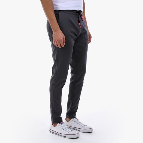 CALCA JOGGER SARJA ACETINADO COM CORDAO 602 CHUMBO P