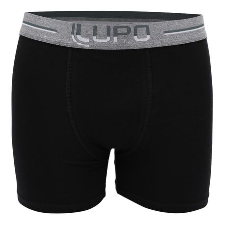 CUECA BOXER C/ ELASTANO INDIVI 00784-016 9990-PRETO P