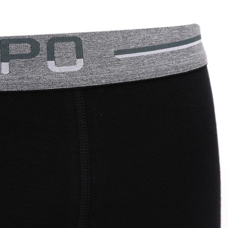 CUECA BOXER C/ ELASTANO INDIVI 00784-016 9990-PRETO P
