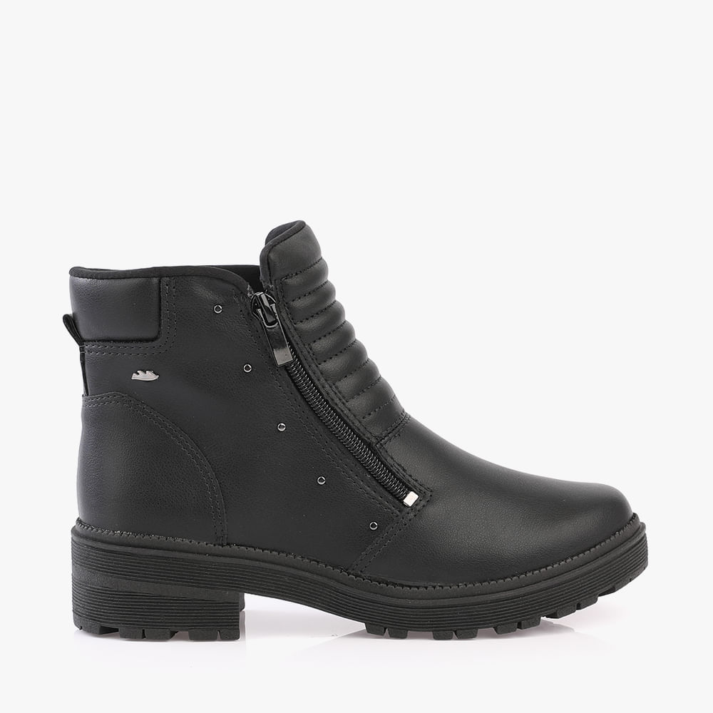 BOTA RASTEIRA CANO BAIXO ZIPER LATERAL G5653 0001-PTO 38