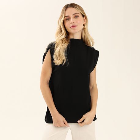REGATA TP FRANZIDO OMBRO 703236 PRETO P