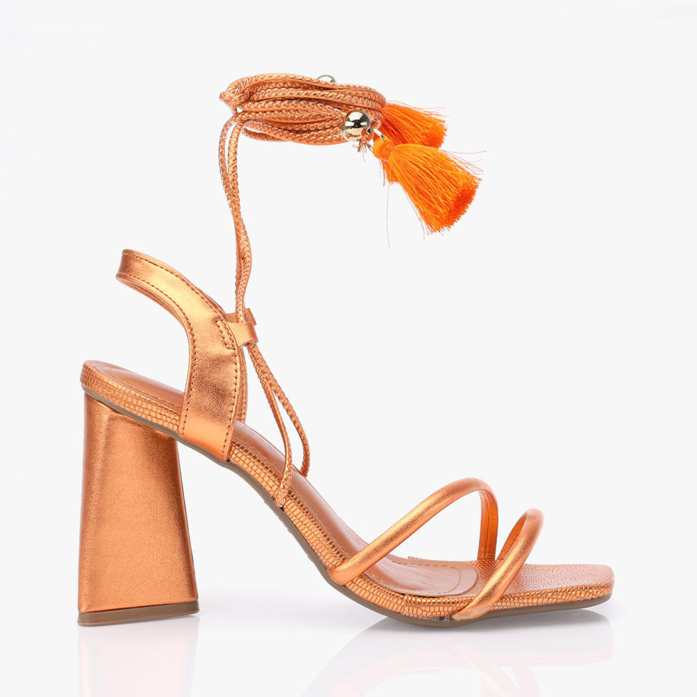 SANDALIA SALTO POM POM 2217106 DAMASCO 39