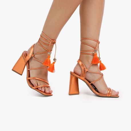 SANDALIA SALTO POM POM 2217106 DAMASCO 39