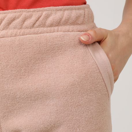 CALCA JOGGER BOUGLE FELPADO COM RECORTE NO BOLSO B2687 BEGE P