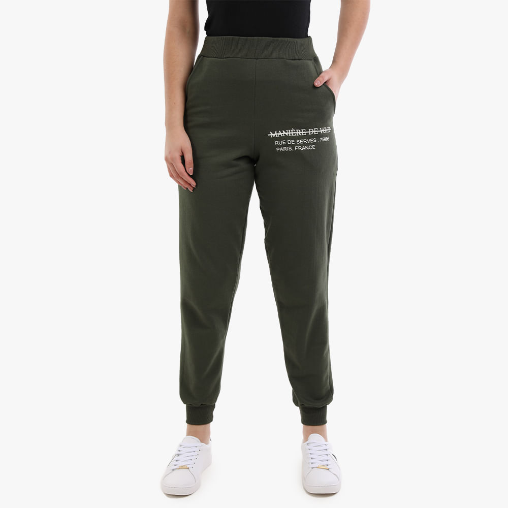 JOGGER MOLETOM SILK 5190 MILITAR M