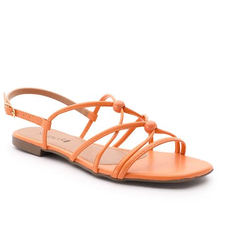 RASTEIRA SANDALIA BOLINHAS 1400470 LARANJA 37