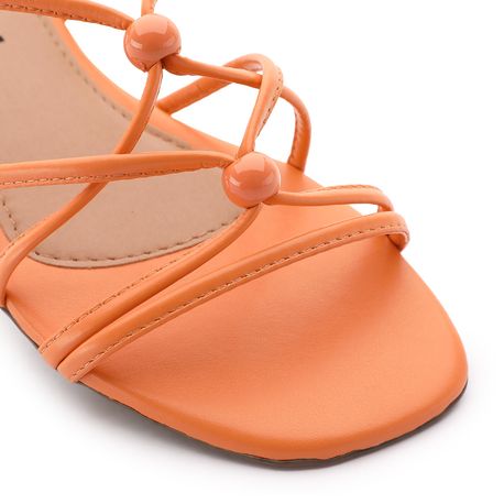 RASTEIRA SANDALIA BOLINHAS 1400470 LARANJA 37