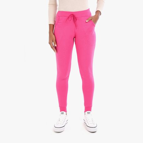 JOGGER MOLETOM BASICA BOLSO 32263 PINK P