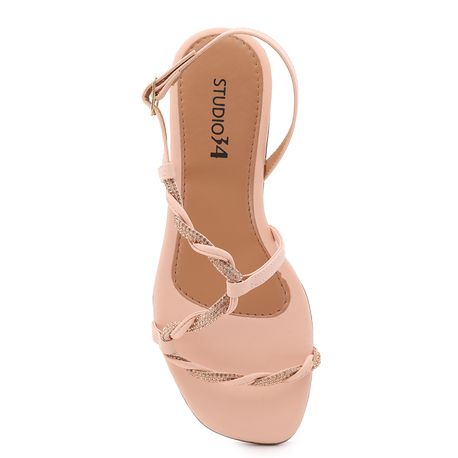 RASTEIRA SANDALIA TORCAO/ STRASS 1400475 ROSA 38
