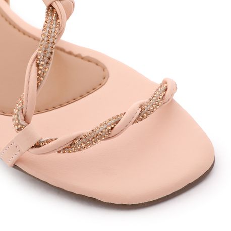 RASTEIRA SANDALIA TORCAO/ STRASS 1400475 ROSA 38