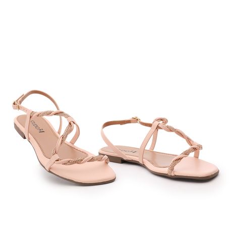 RASTEIRA SANDALIA TORCAO/ STRASS 1400475 ROSA 38