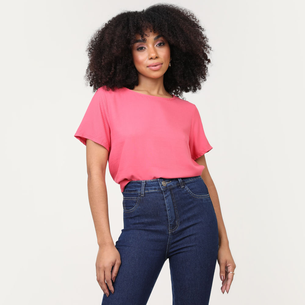BLUSA MC CROPPED TP 35530 ROSA P