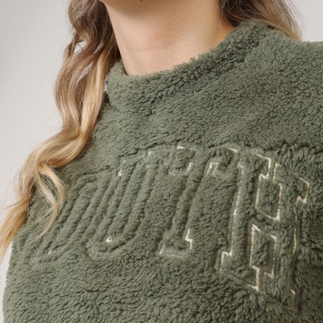 CROPPED PELO BORDADO 702815 VERDE M