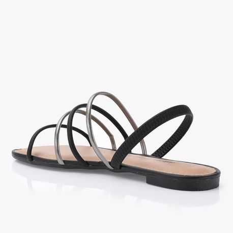 RASTEIRA SANDALIA MULTI TIRAS Y0571 PRETO 38