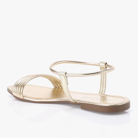 RASTEIRA SANDALIA  CALCE FACIL 10072 OURO LIGHT 38