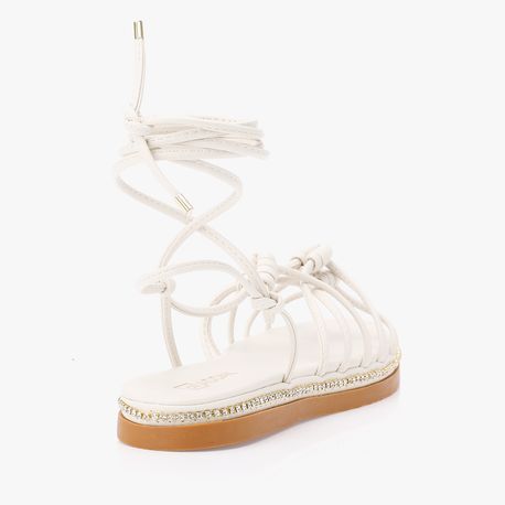 RASTEIRA SANDALIA  AMARRAR 5248 OFF WHITE 36