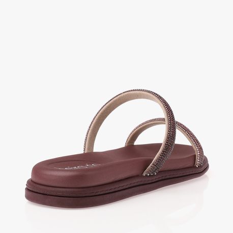 RASTEIRA SANDALIA STRASS 8488105 VINHO 34