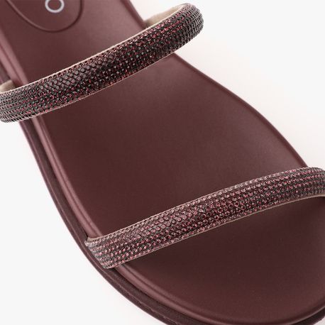 RASTEIRA SANDALIA STRASS 8488105 VINHO 34