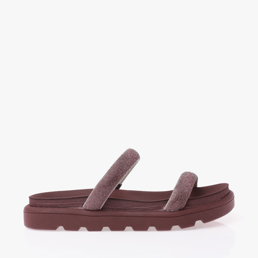 RASTEIRA SANDALIA STRASS 6459110 VINHO 34