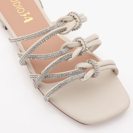 RASTEIRA SANDALIA 3 NOS B1408 OFF WHITE 36