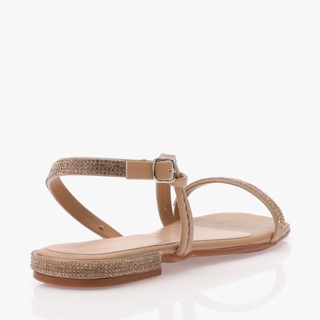 RASTEIRA SANDALIA B1405 LIGHT TAN/OURO 36