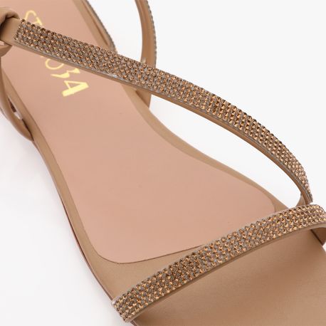 RASTEIRA SANDALIA B1405 LIGHT TAN/OURO 36