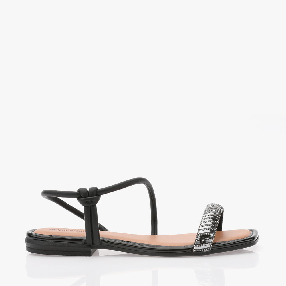 RASTEIRA FLAT Q8442 PEWTER ENF/PRETO RIVES 35