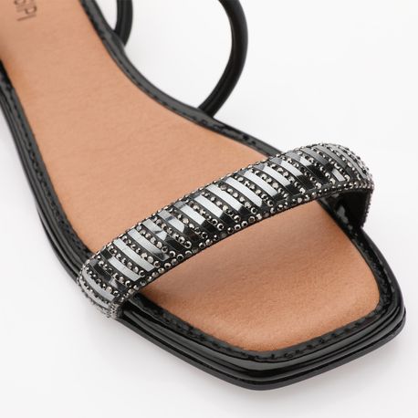 RASTEIRA FLAT Q8442 PEWTER ENF/PRETO RIVES 35