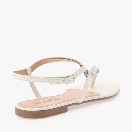 RASTEIRA STRASS CONTORNO 1400938 OFF WHITE/MANTA CRISTAL 36