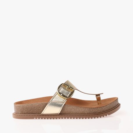 RASTEIRA SANDALIA BIRKEN DEDO 8524101 DOURADO MET 34