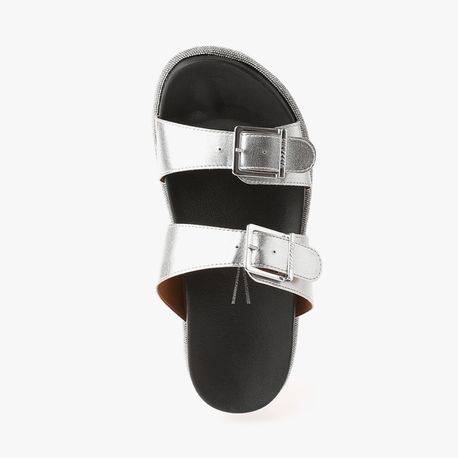 RASTEIRA SANDALIA BIRKEN 6507202 PRATA/PRETO 34