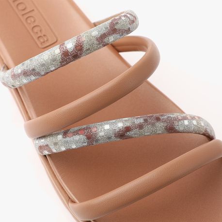 RASTEIRA SANDALIA TIRA STRASS 5490110 DOURADO/NUDE 34