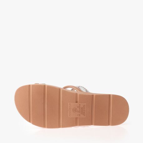 RASTEIRA SANDALIA TIRA STRASS 5490110 DOURADO/NUDE 34