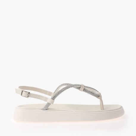 RASTEIRA SANDALIA DEDO 5499100 BCO OFF/CRISTAL SILVER 36