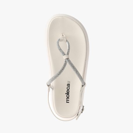 RASTEIRA SANDALIA DEDO 5499100 BCO OFF/CRISTAL SILVER 36