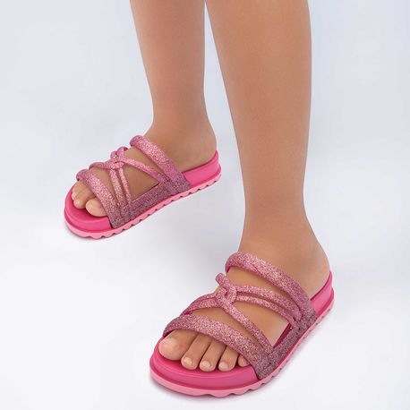 RASTEIRA JUVENIL BARBIE GLITTER 23150 BB725- ROSA GLITER 32/33